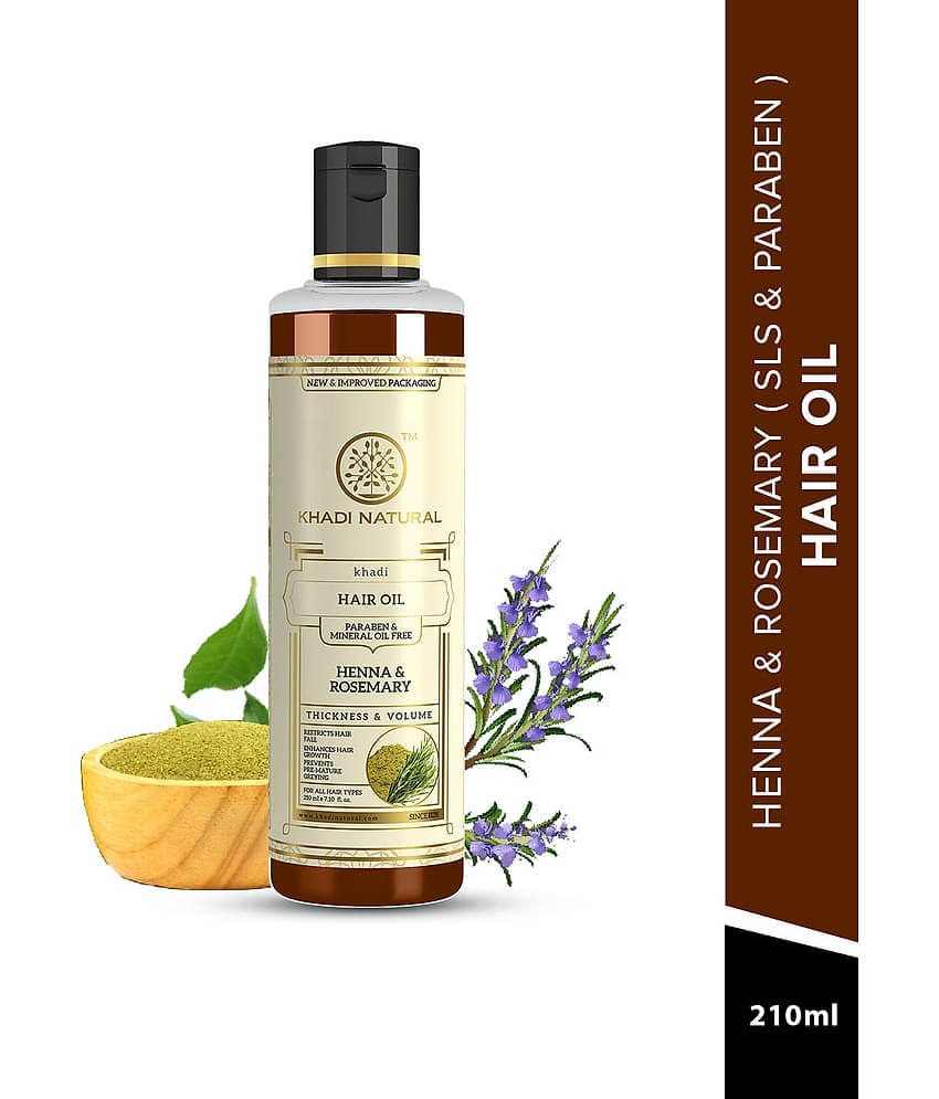 khadi natural Hair Growth Rosemary Oil 210 ml ( Pack of 1 )