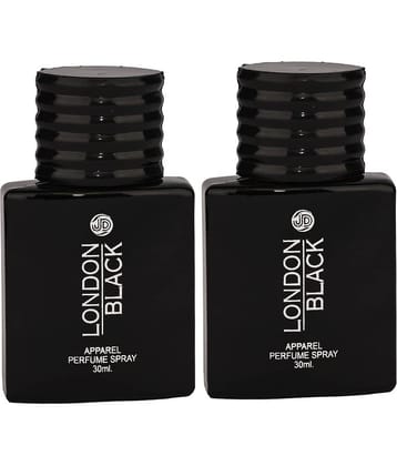 JD INTERNATIONAL LONDON BLACK Perfume For Men & Women LongLasting Perfume 30 ml (Pack of 2)
