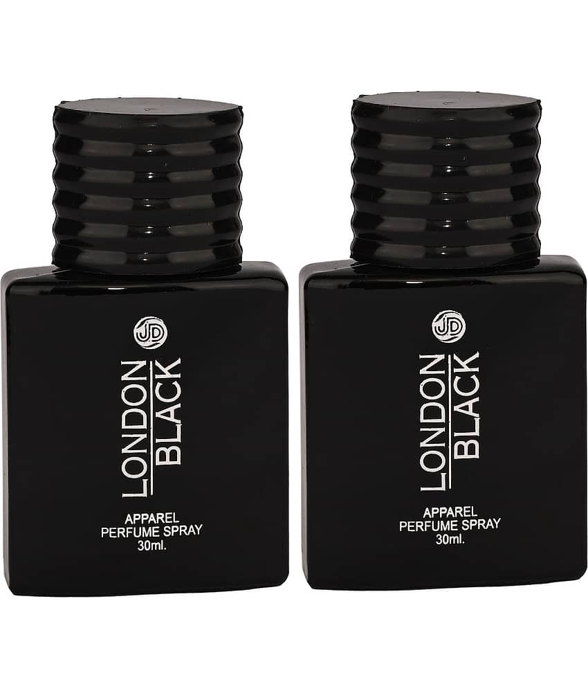 JD INTERNATIONAL LONDON BLACK Perfume For Men & Women LongLasting Perfume 30 ml (Pack of 2)