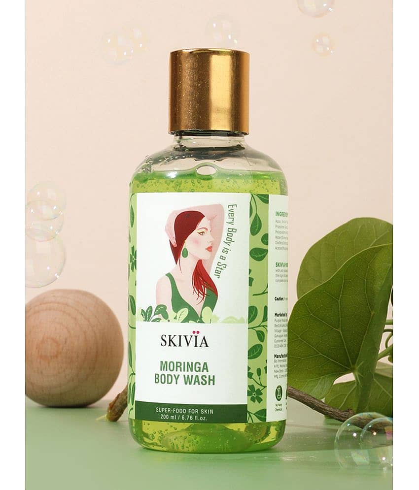 SKIVIA Moringa With Vitamin C & Vitamin E Body Wash 200 mL