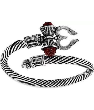 HEER COLLECTION - Silver Religious Bracelet ( Pack of 1 )