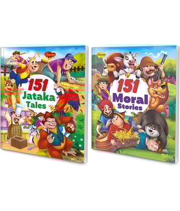 Sawan Present Set Of 2 Story Books | 151 Series | Jataka Tales & Moral Stories