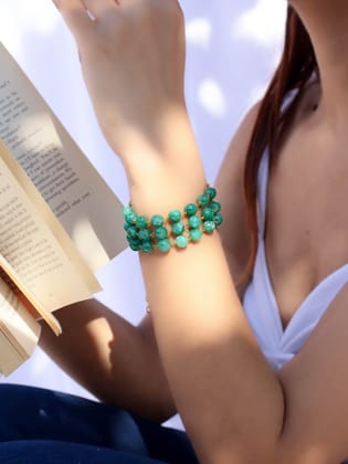 Usmaan Green Bracelet-Green