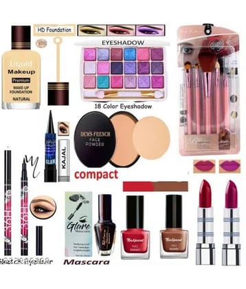 Swenky Professional Touch Makeup Kit Beginner Friendly Combo (Pack of 12)