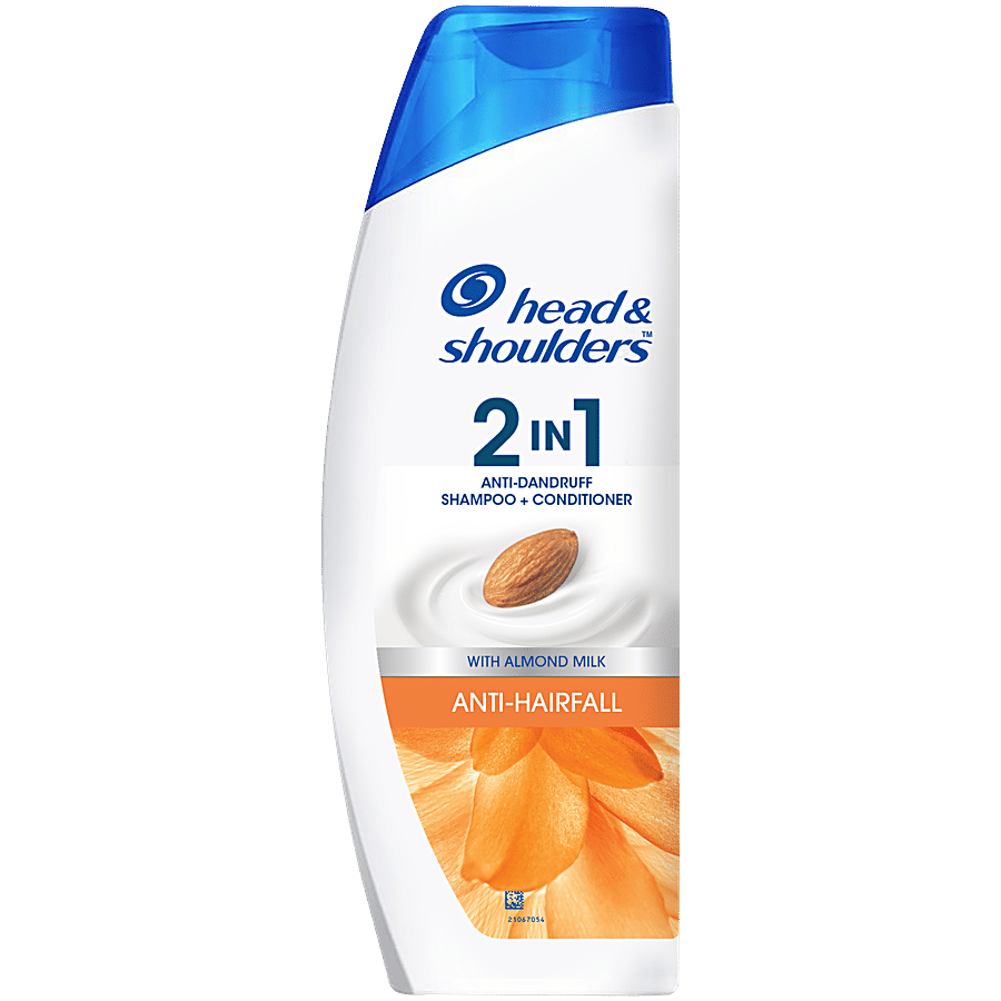 Head & Shoulders 2-in-1 Anti-Dandruff Shampoo + Conditioner - Almond Milk, Anti-Hairfall