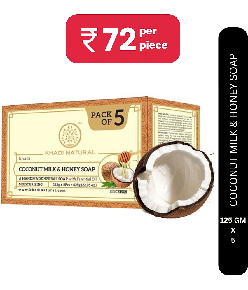 khadi natural Freshness Soap for All Skin Type ( Pack of 5 )