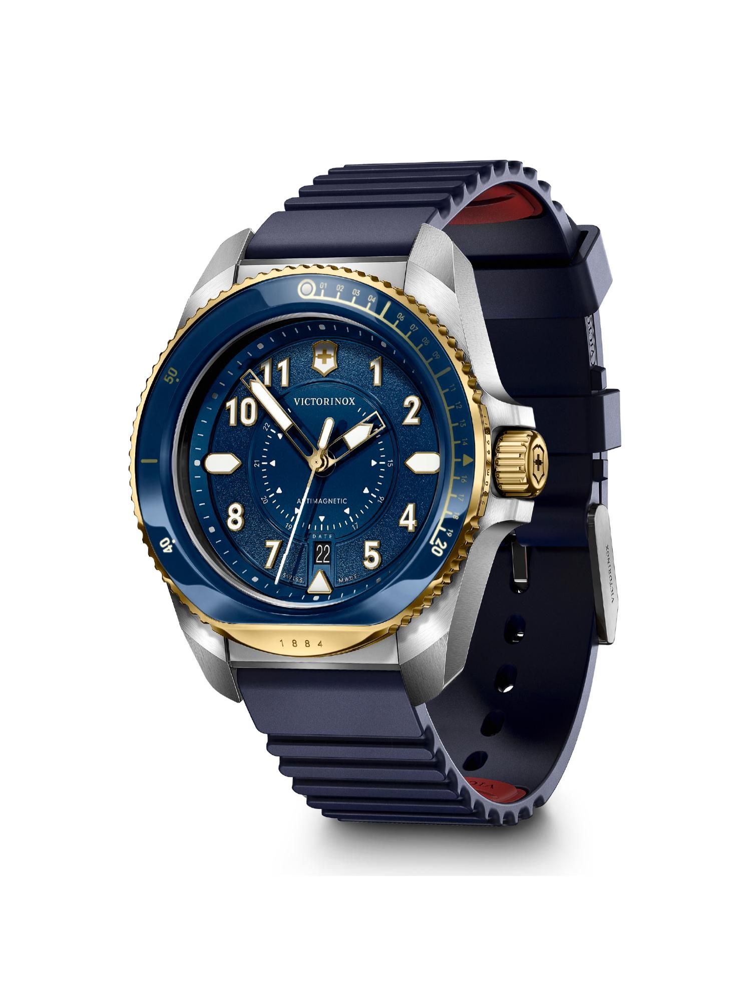 Victorinox Men 43 mm Size Blue Dial Journey 1884 Watch - V242013-Blue