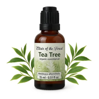 Elixir of the Forest Tea Tree Oil | 10 ml | Anti-Acne Remedy | Travel Size Skin Guardian