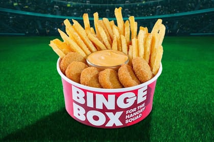 Binge Box - Cheesy Jalapeno Nuggets (6 Pcs) + Fries (L) + Dip