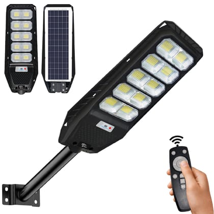 200 Watt Solar Street Light for Garden (White Light)-With Pole