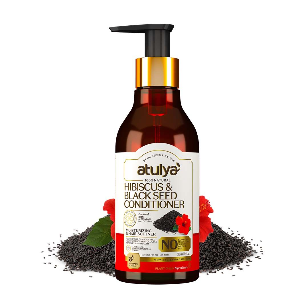 Atulya Hibiscus & Black Seed Hair Conditioner |Hair Softener - 300ml