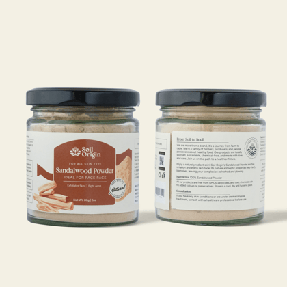 Natural Skincare Duo - Sandalwood Powder & Multani Mitti Natural Skincare Duo - Sandalwood Powder & Multani Mitti