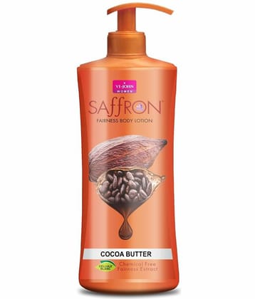VI-JOHN Saffron Cocoa Butter Fairness Body Lotion for Men & Women 400ml