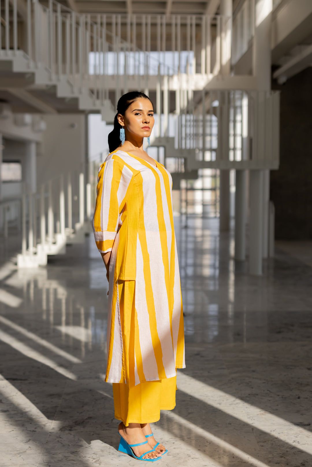 Lemonberry Box Slit Kurta Set-S