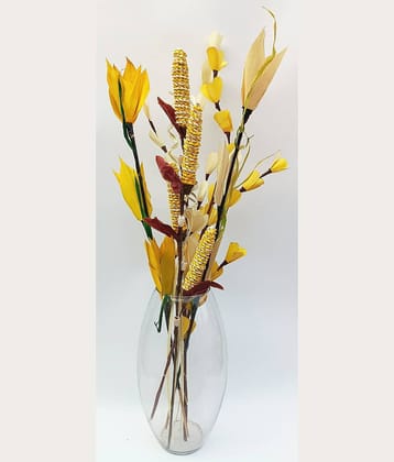 PUPRIWALL - Multicolor Tulip Artificial Flower ( Pack of 1 )