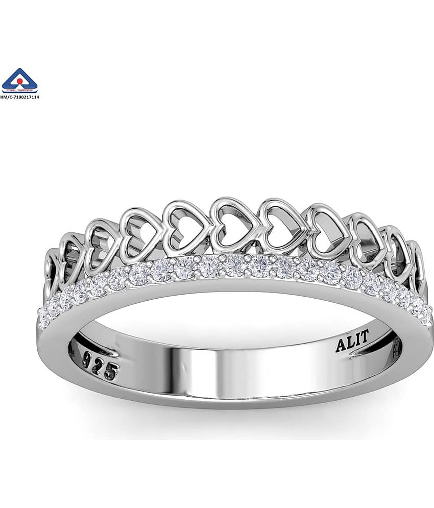 ALITJEWELLERY - Silver Bands ( Pack of 1 )