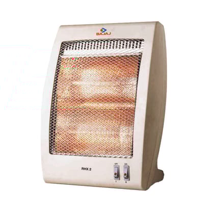 BAJAJ RHX 2 800 WATT HALOGEN ROOM HEATER White