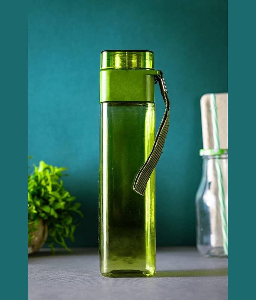 OFFYX H2O Hydration bottle for multipurpose use Green Plastic Water Bottle 1000 mL ( Set of 1 )