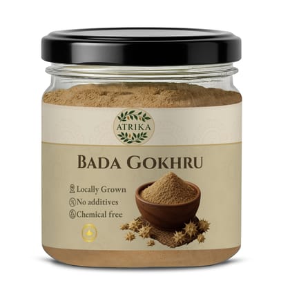 Atrika Gokshura Powder 150g | Tribulus Terrestris Herbal Powder for Male Wellness & Vitality | Natural Ayurvedic Supplement