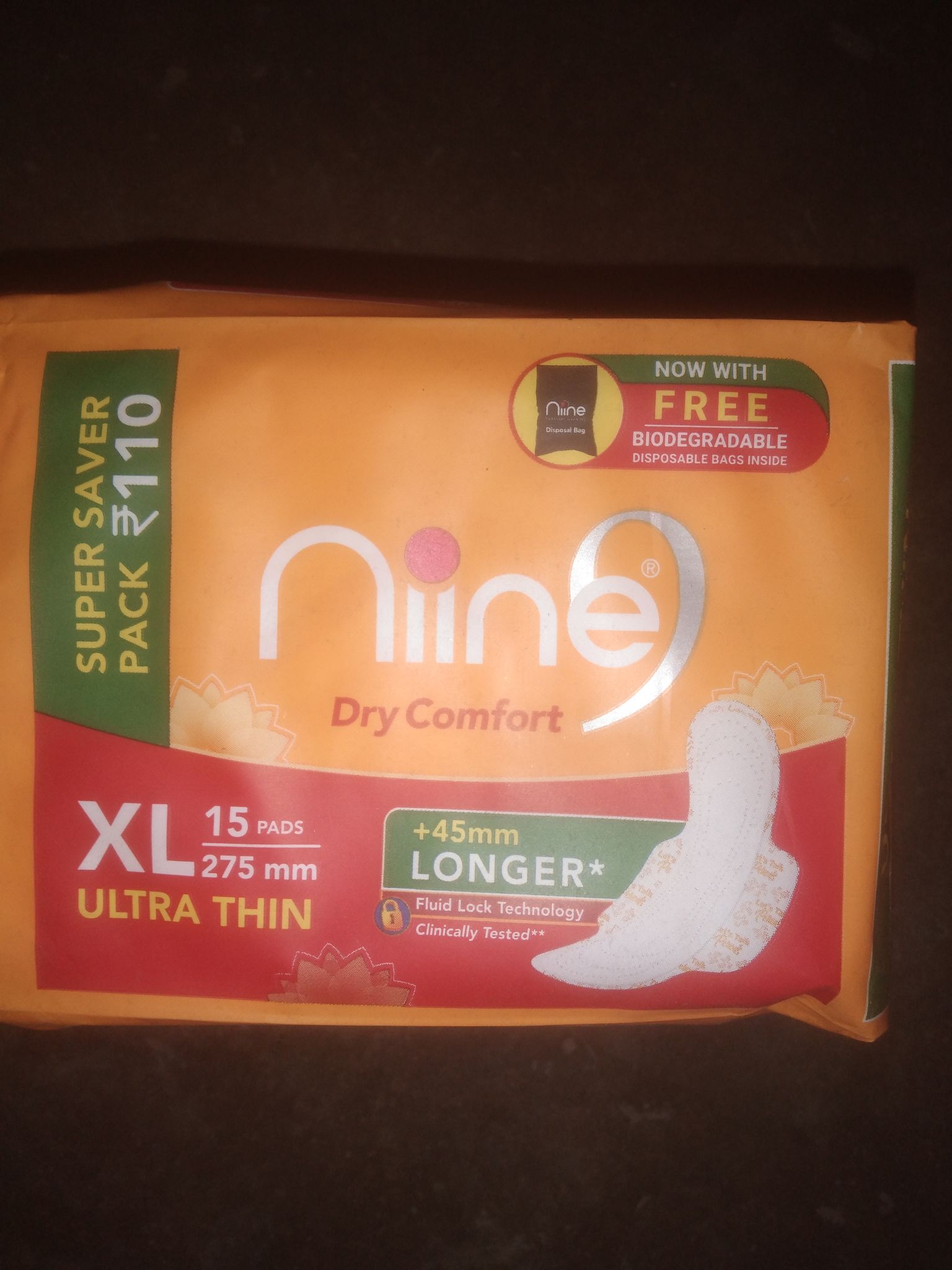 Nine dry comfort xl 15 ultra thin