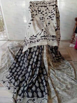 AWESOME LINEN COTTON PRINTED SAREE - 2006