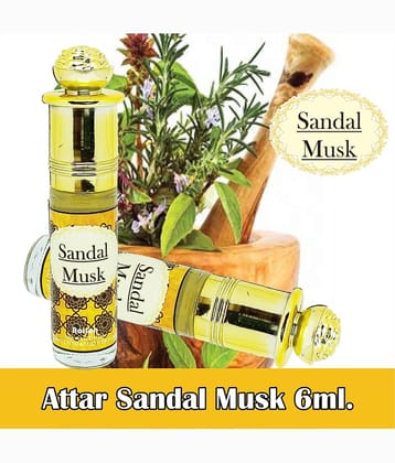 INDRA SUGANDH BHANDAR - Sandal Musk Attar For Men & Women 6ml Pack Of 1