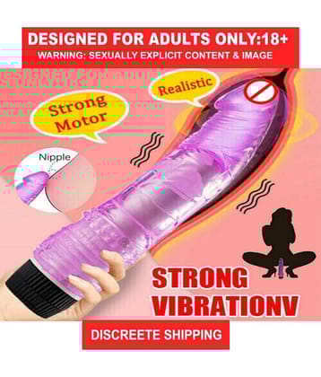 9" LONG & SOFT SEXY REAL FELLING RANDOM COLOURED JELLY VIBRATING DILDO FOR SEXY GIRLS VAGINA - BY KAMAHOUSE(LOW PRICE)