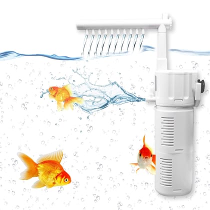 Fountain Aquarium Filter Multi-Function Submersible Filtration Pump-BL-99F | 18W | 1000L/H