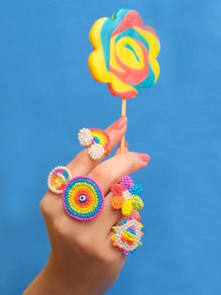 Pride Rings Set of 5