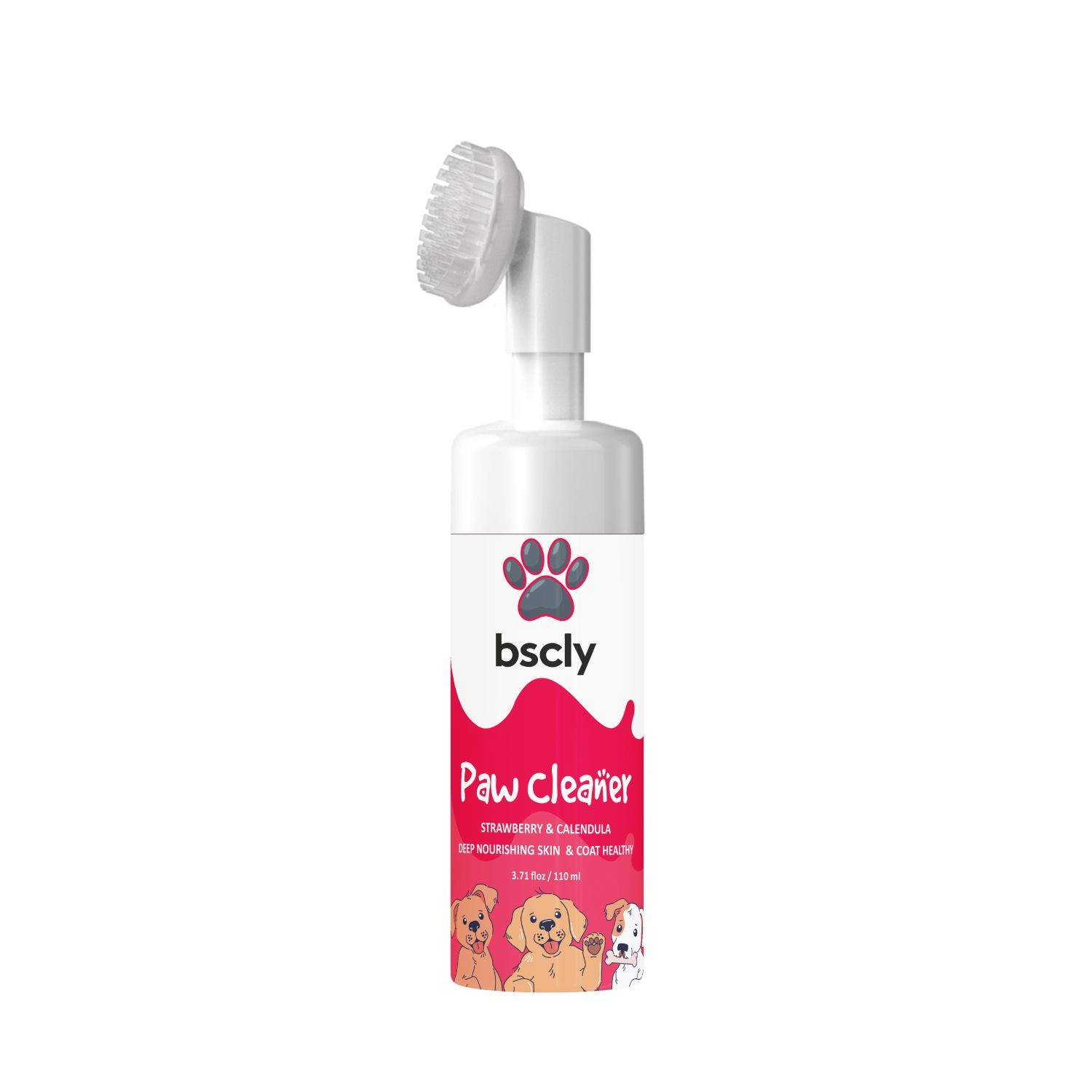 Bscly Paw Cleaner With Strawberry & Calendula, 120 ml