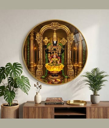 saf Digital Reprint 16 inch x 16 inch Painting (With Frame)
