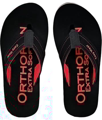 Cozy Wear - Black Men's Thong Flip Flop