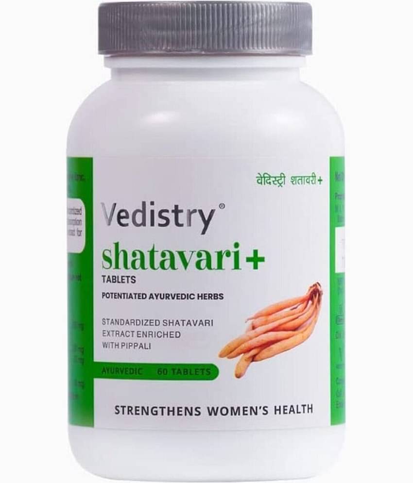 Vedistry Shatavari+ Tablets, Naturally Balance Women's Hormones With Shatavari +