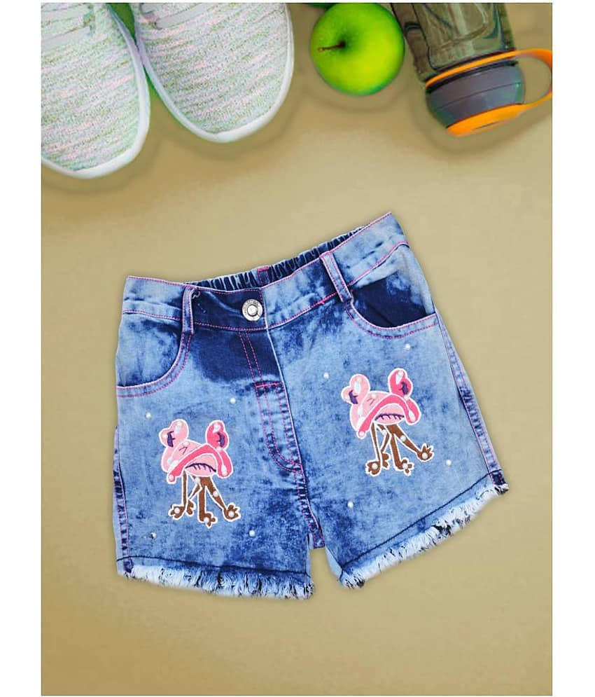 Me N My CLOSET Baby Boys 100% Cotton Shorts ( Blue )