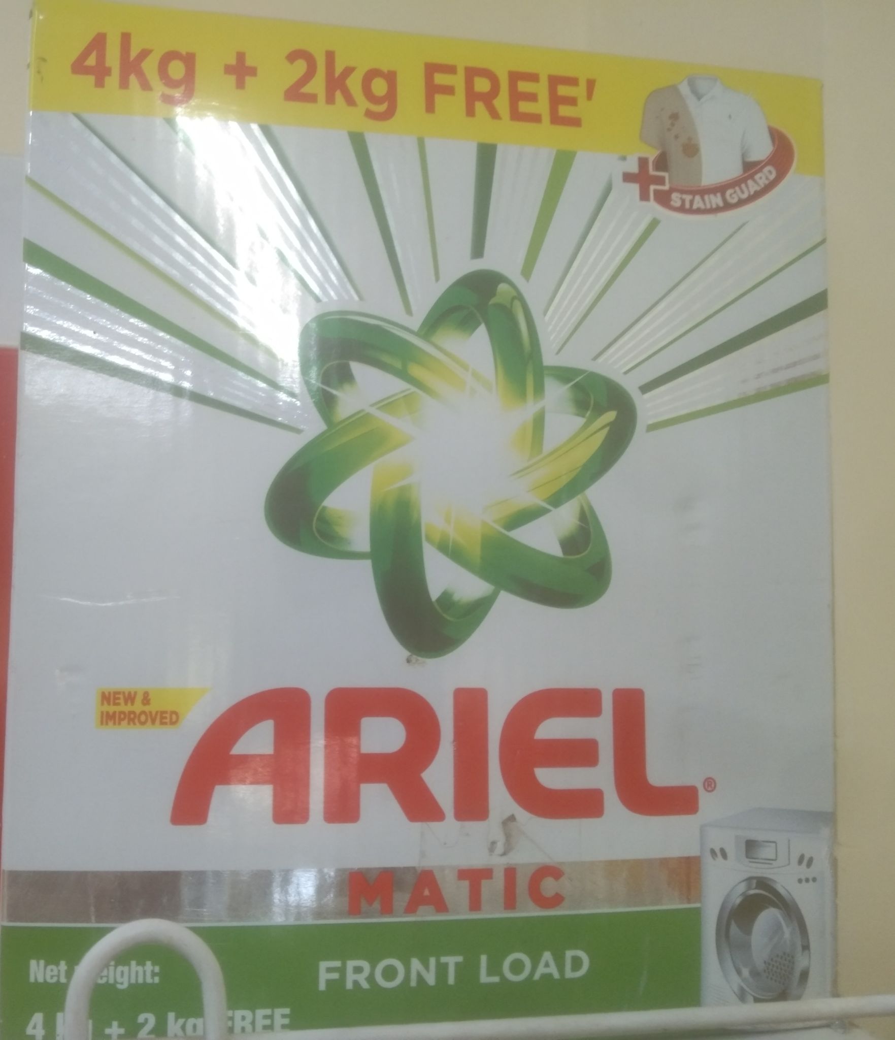 Ariel front liad 4kg 2kg free