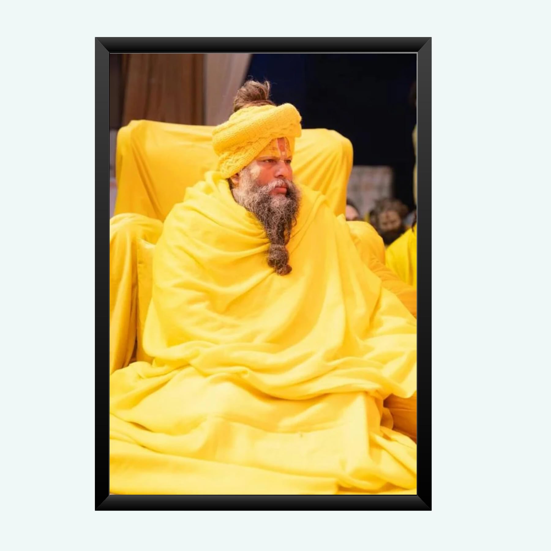 NOKKES Premanand Ji Maharaj Vrindavan Religious Photo frame 5X7 Inch Photo Frame_WEW63