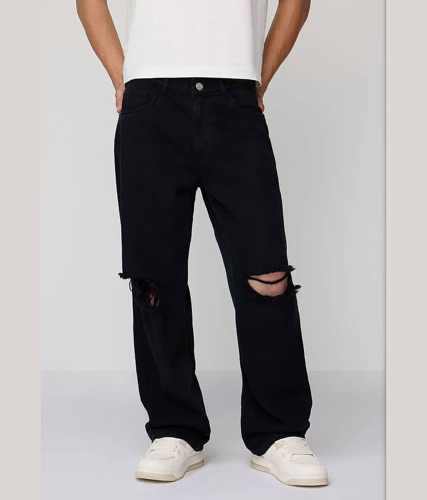 9x denims Basic Men's Jeans - Black ( Pack of 1 )