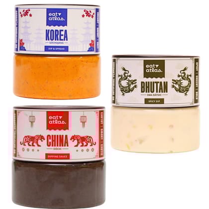 Ema Datshi, Korean Gochujang, Chinese Dochi | 200gm | Pack of 3