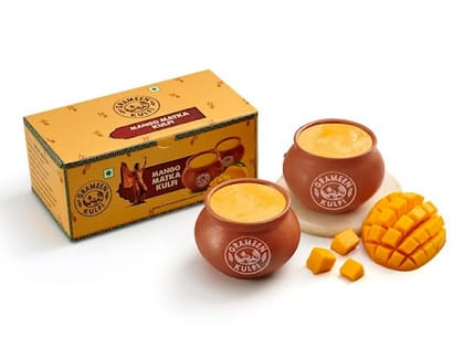 Alphonso Mango Matka Kulfi (Pack of 2)