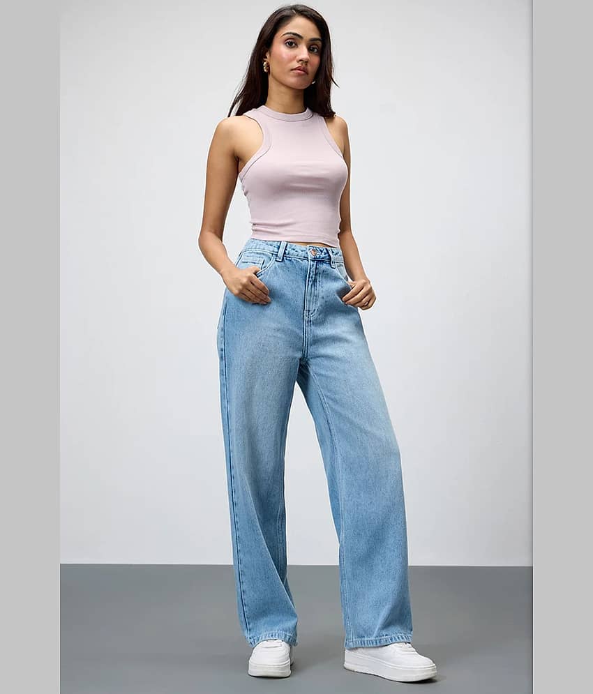 9x denims - Blue Denim Regular Fit Women's Jeans ( Pack of 1 )