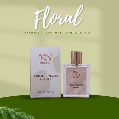Red Vocal Floral Romance Luxury  Eau De Parfum 100ml For Women
