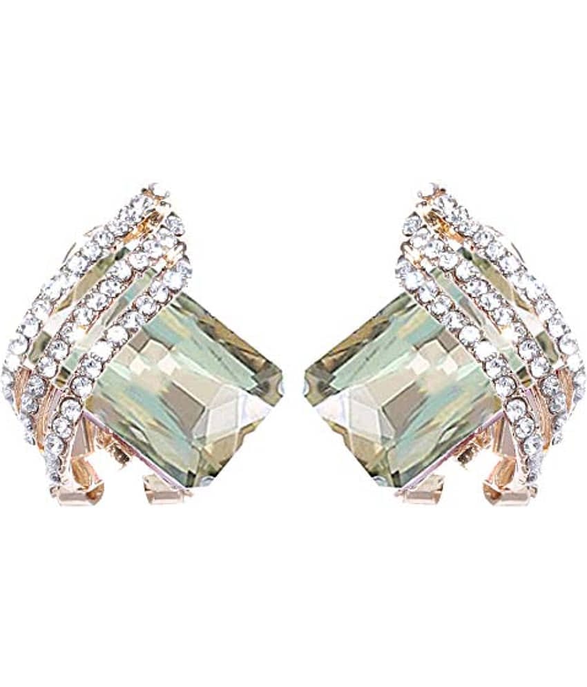 YOUBELLA White Danglers Earrings ( Pack of 1 )