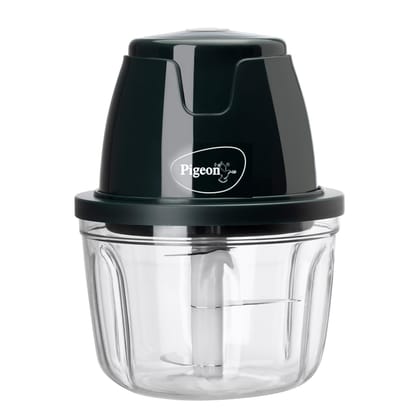 Pigeon Zoom Electric Chopper 350 ml | Portable Food Chopper with 3 Stainless Steel Blades for Effortless Vegetable & Fruit Chopping Pigeon Zoom Electric Chopper 350 ml | Portable Food Chopper with 3 Stainless Steel Blades for Effortless Vegetable & Fruit