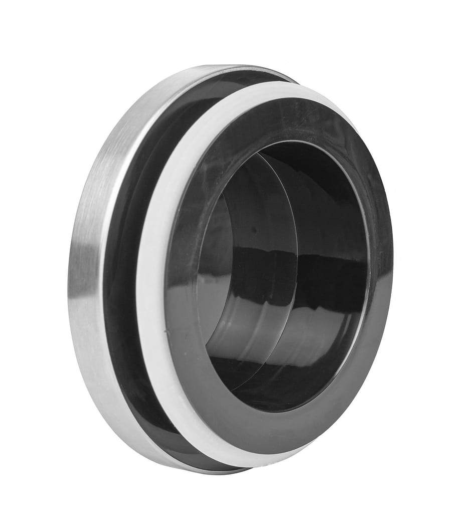 Femora Borosilicate Glass Air-Tight Jar with Silicon Base with Metallic Lid, 500 ML, Set of 01, Free Replacement of Lids