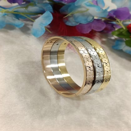Set of Three Stainless Steel Unisex Kada- STKD 4169