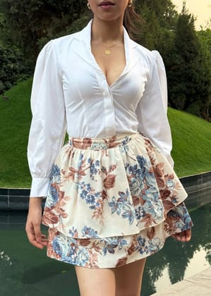 Vintage Floro Skirt-XXS