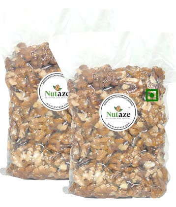 Nutaze Light Quarter Walnuts(Akhrot giri) 500 g Pack of 2