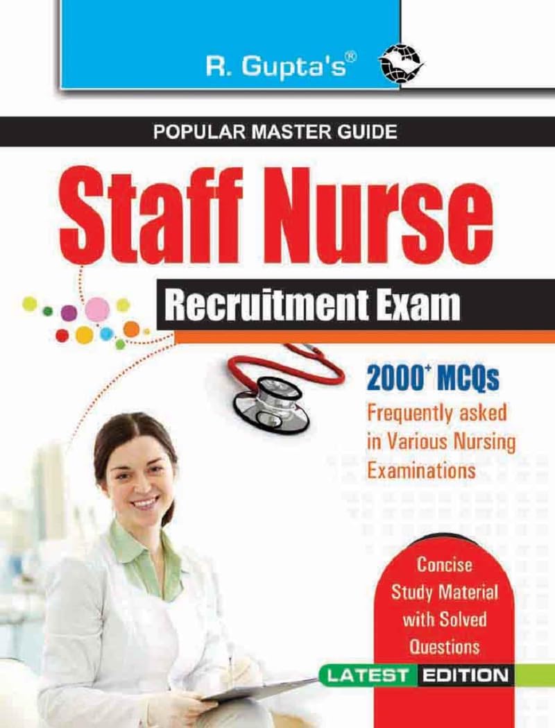 Staff Nurse (Nursing Officer) Recruitment Exam Guide [Paperback] [Jan 07, 2026] RPH Editorial Board