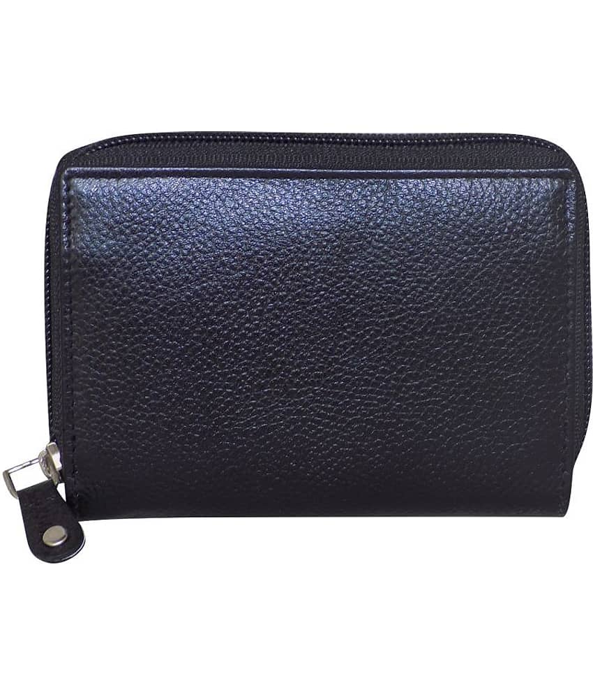 Style 98 Zip Black Travel Card Holder