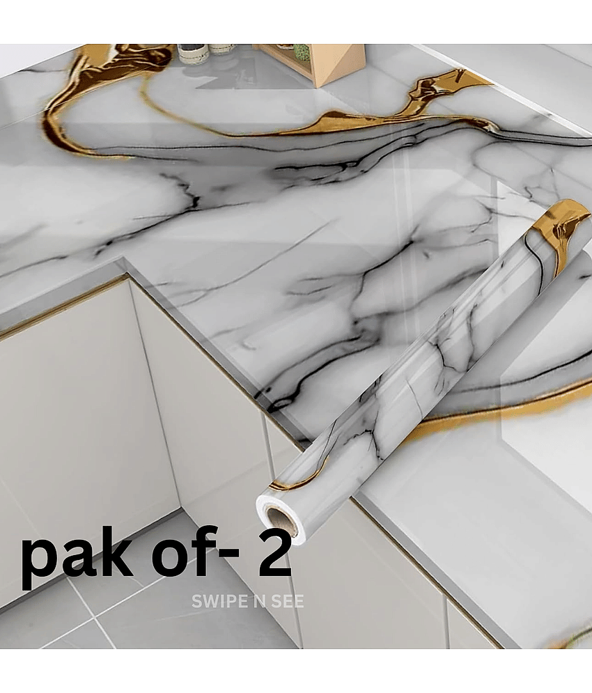 swipe n see Abstract Wallpaper ( 60 x 200 ) cm ( Pack of 2 )